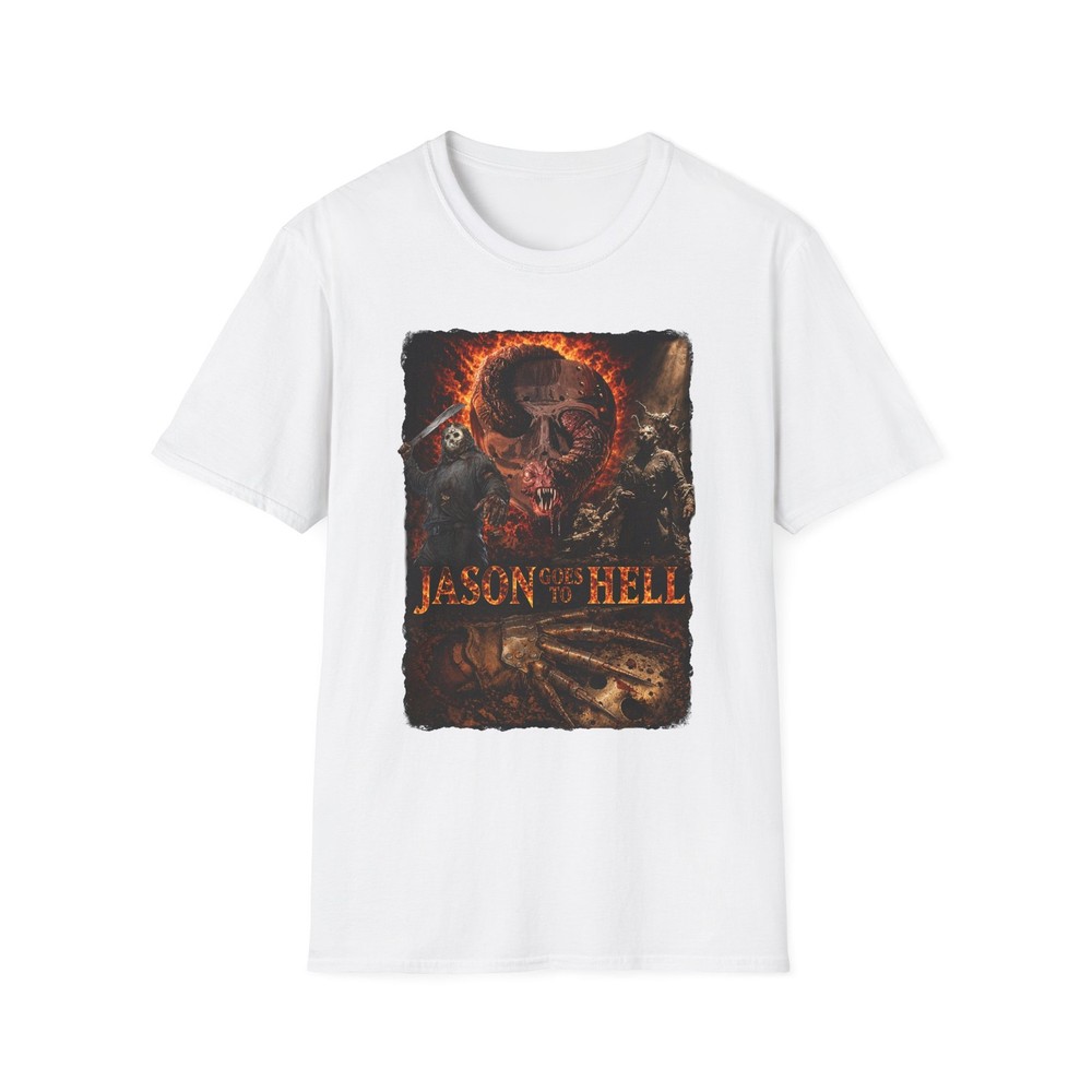 Jason Goes to Hell horror shirt | Retro slasher movie tee jason voorhees