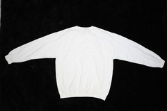 Gildan Heavy Blend Blank Long Sleeve Plain White Sweatshirt Mens Large Lot Of 12