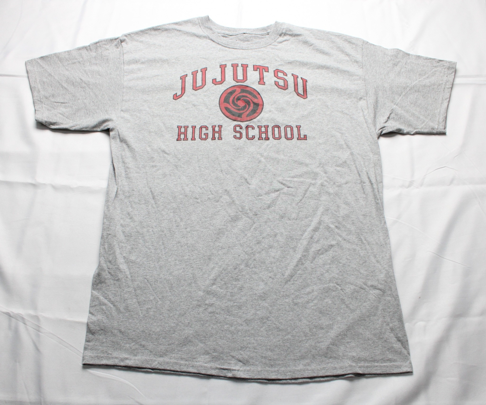 Jujusu Kaisen Unisex Adult's High School Crew T-Shirt BL1 Grey See Description gallery