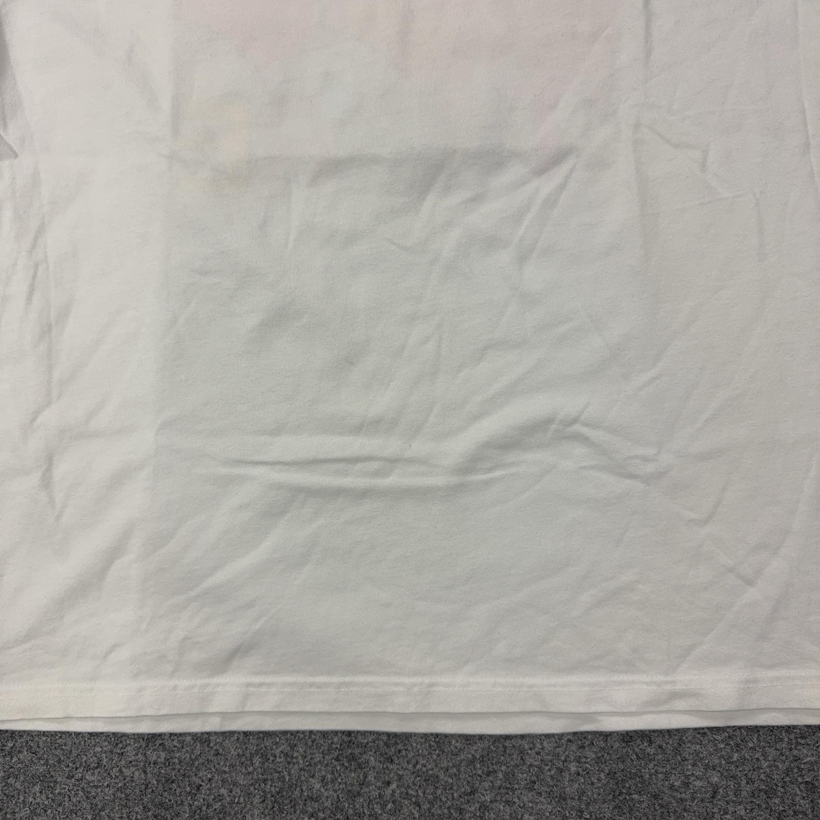 UNKNWN Shirt Mens Large White Smiley Face Fight To Get There Graphic Tee Tagless gallery