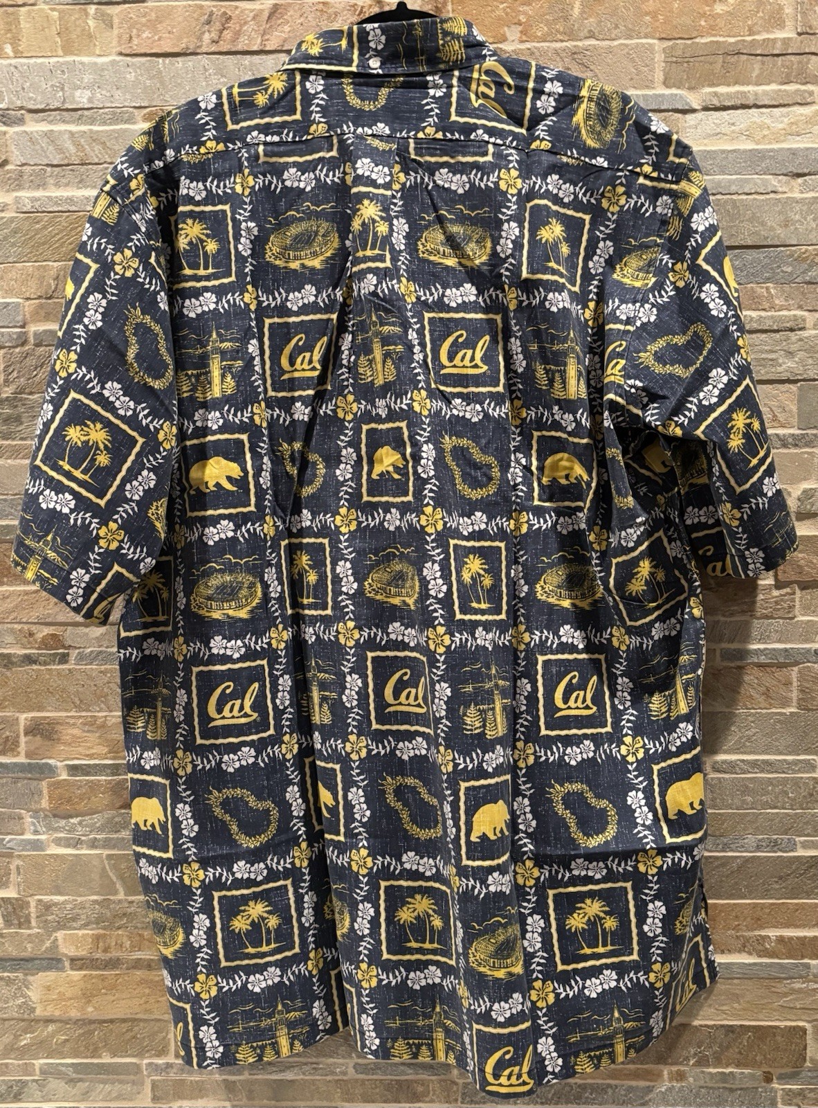 Reyn Spooner UC Cal Berkeley Blue Hawaiian Shirt Classic Men’s XL NWT gallery