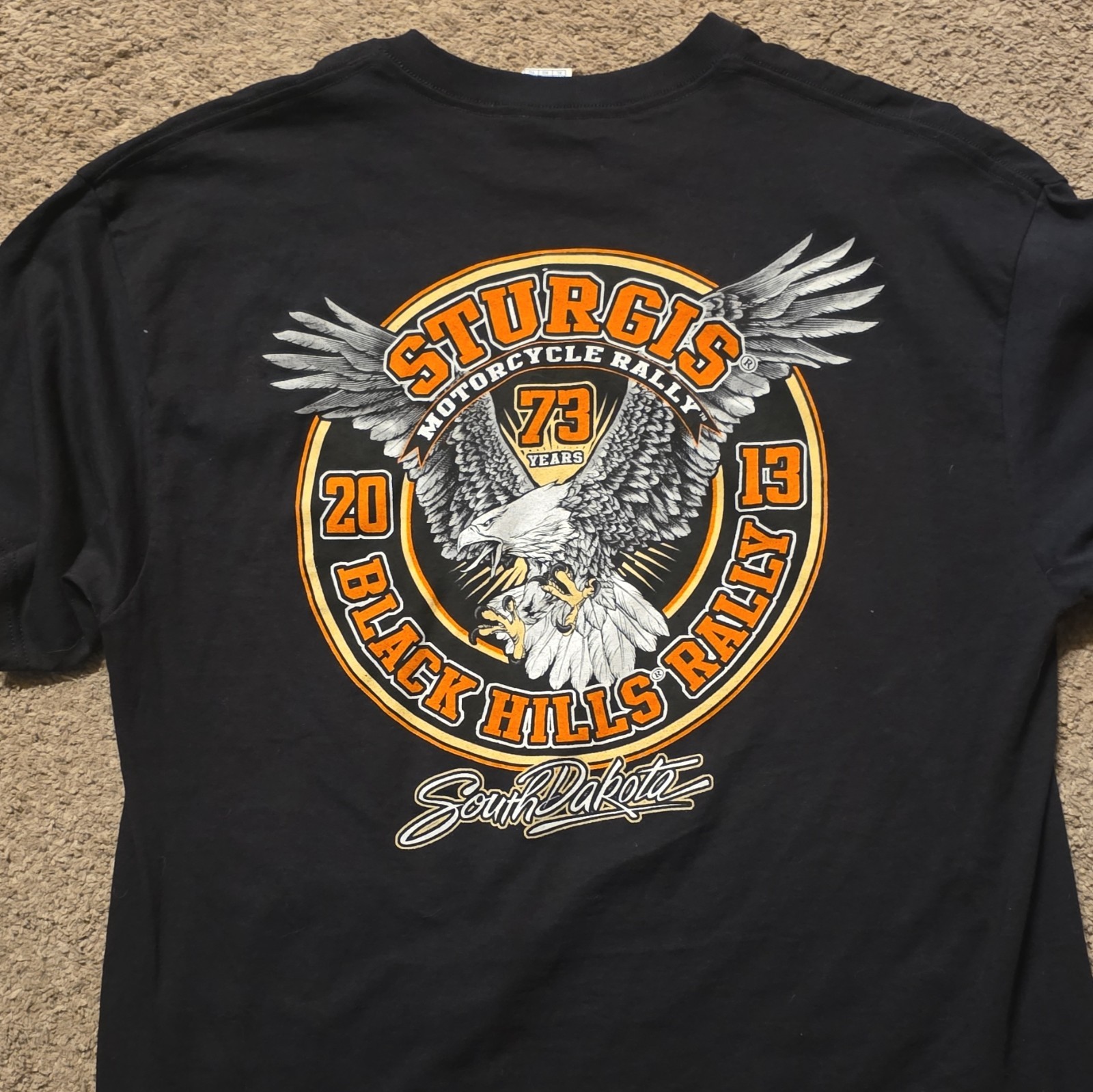 Delta Pro Weight Men's XL Black Sturgis 2013 Black Hills Rally Tee gallery
