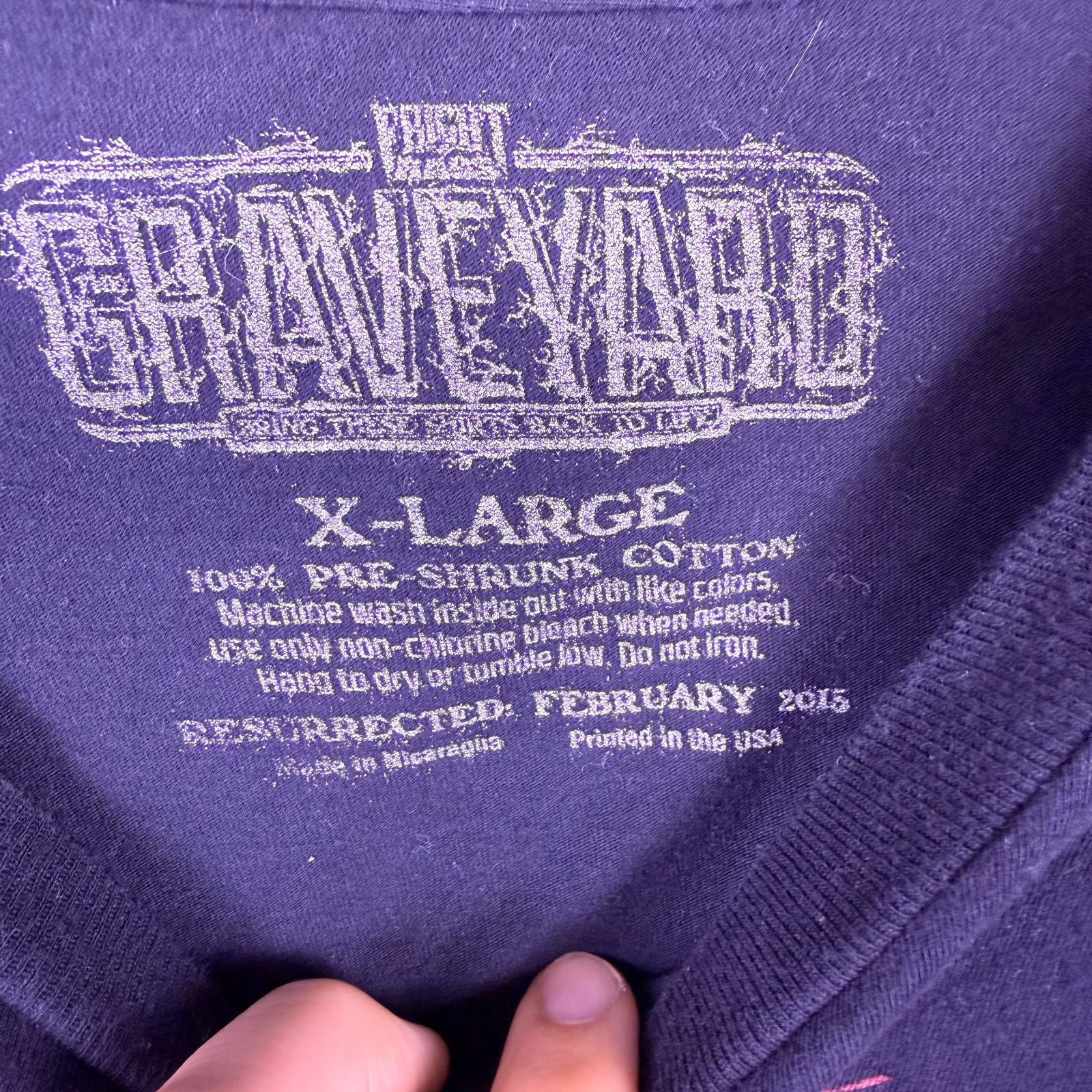 Fright Rags Graveyard Mens XL Resurrected 2015 Horror Goth Halloween Alt gallery