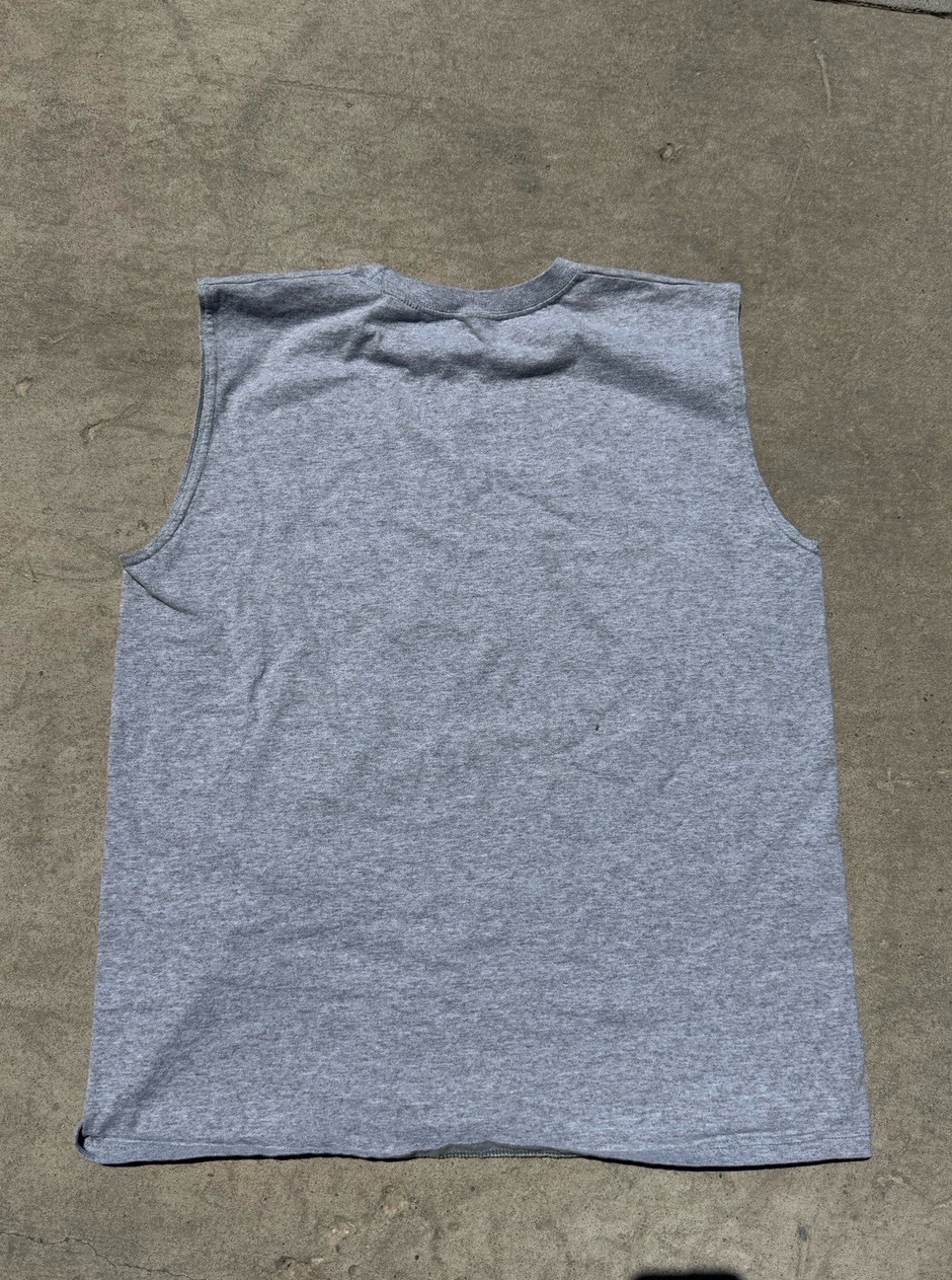 Caribbean Side Men's Gray Cotton Knit Sleeveless Cabo San Lucas Logo T-Shirt L gallery
