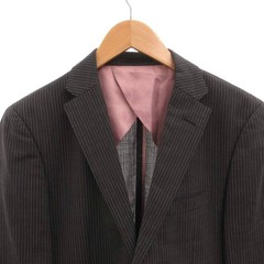 Burberry Black Label Men’s Suit Jacket & Pants Tailored Black 80s style