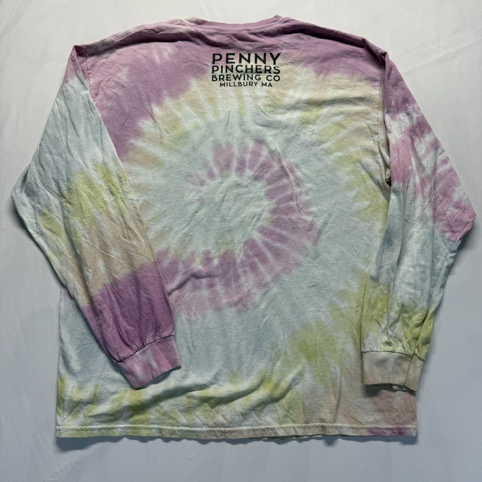 Colortone Shirt Mens XL Multicolor Tie Dye Penny Pinchers Brewing Co Millbury MA gallery