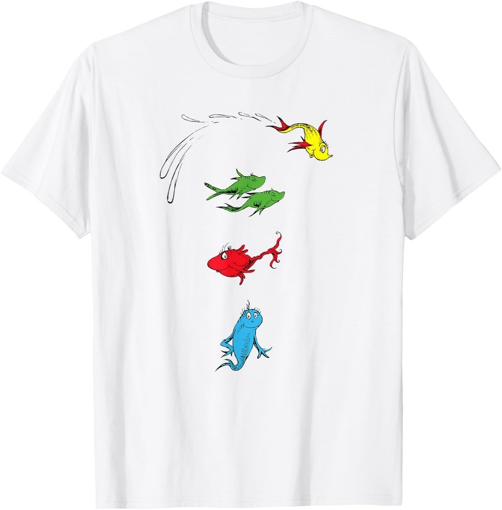 One Fish Two Fish Red Fish Blue Fish T-Shirt