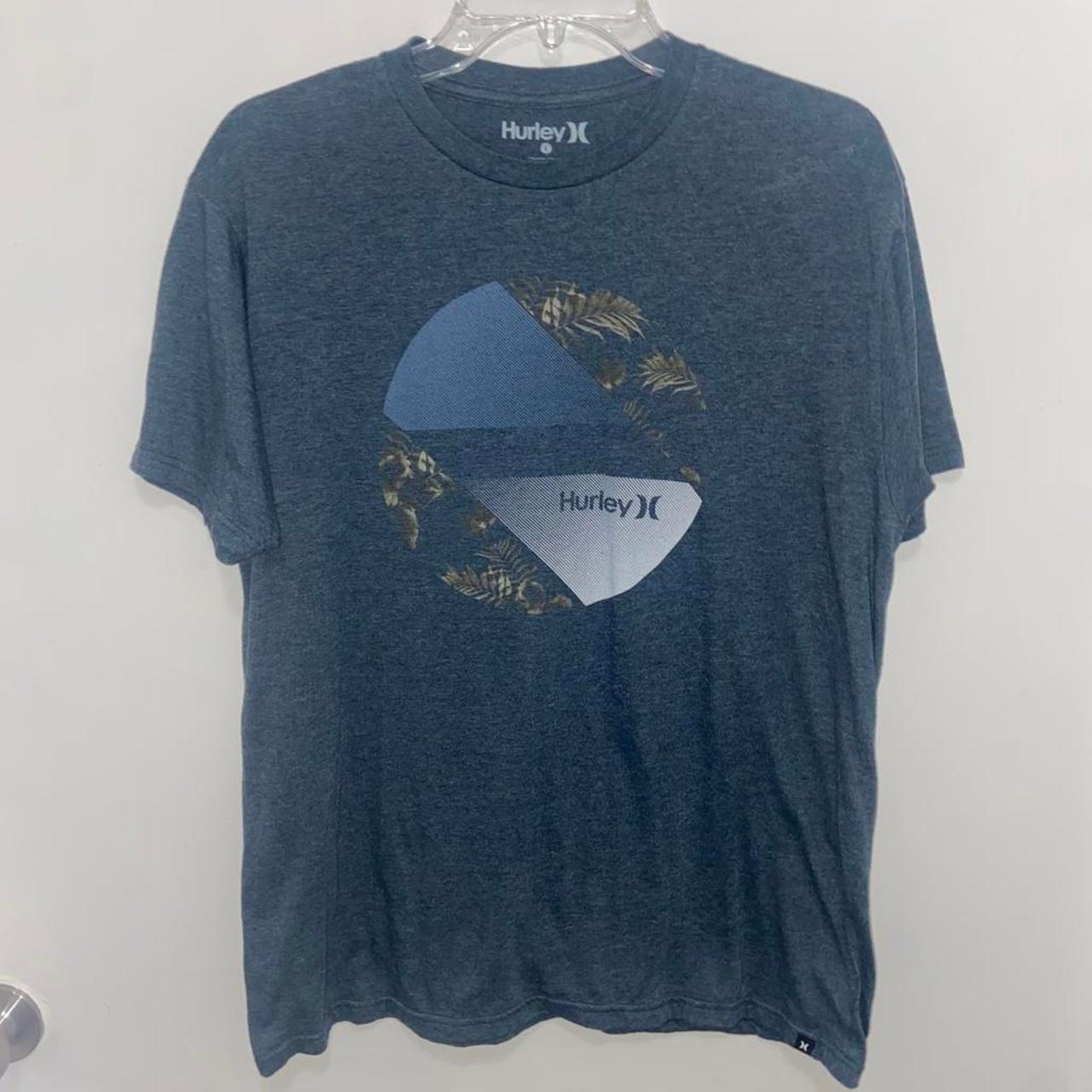 Men's Heather Blue Soft Hurley T-shirt gallery