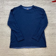 Duofold Shirt Medium Blue Wool Two Layer Preppy Base Hike Merino Outdoors Trekk