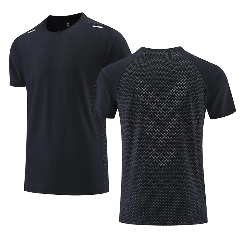 Quick Drying Men’s Running T-shirt Fitness Sports T Shirt Gym Training Tees Brea