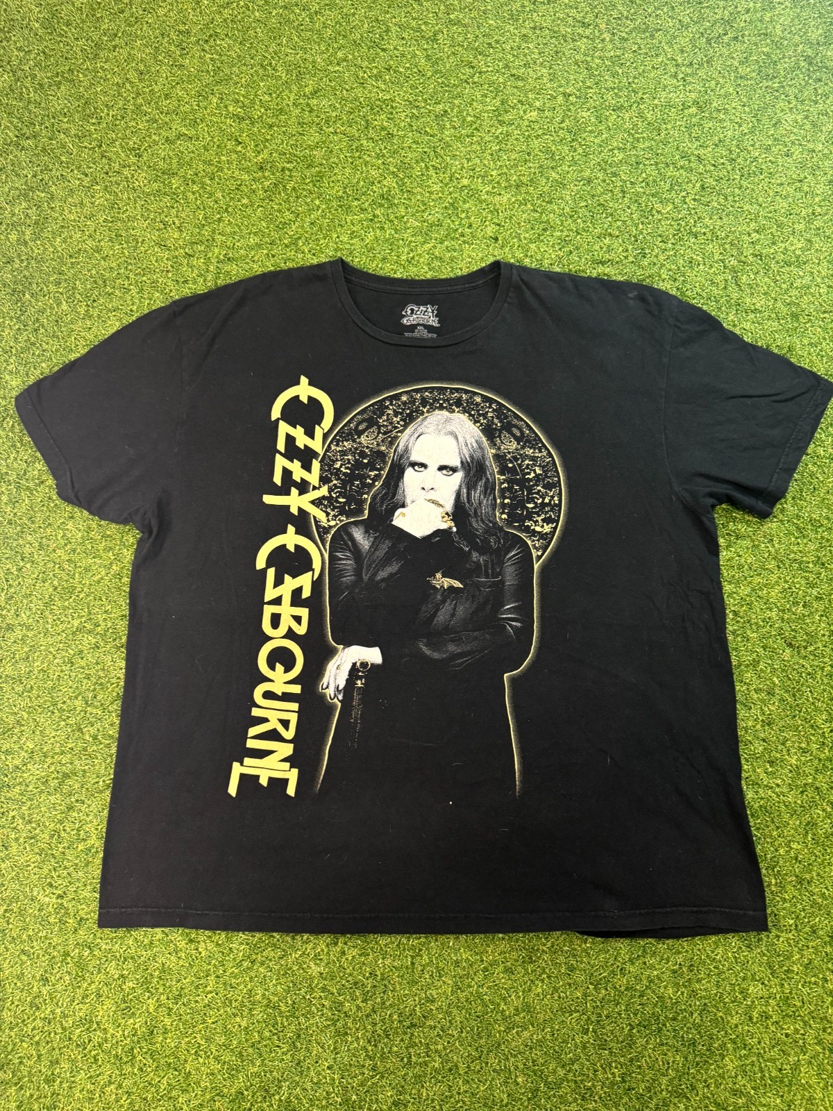 Ozzy Osbourne T Shirt Mens 2XL Black Patient No 9 Gold Logo Cotton Graphic Print gallery
