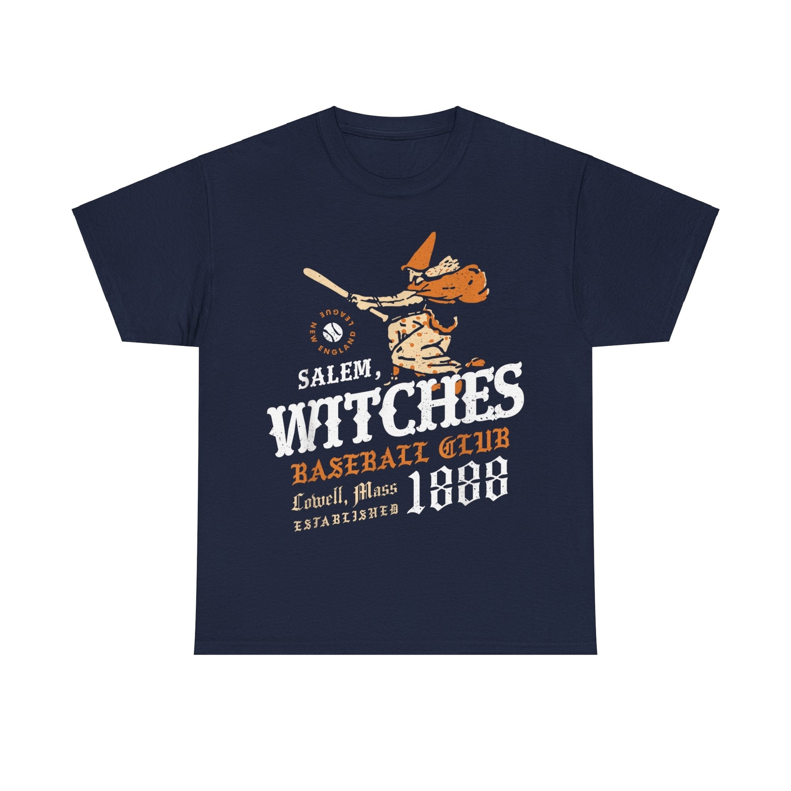 Salem Witches Massachusetts Nostalgic Retro Baseball Team T-shirt gallery