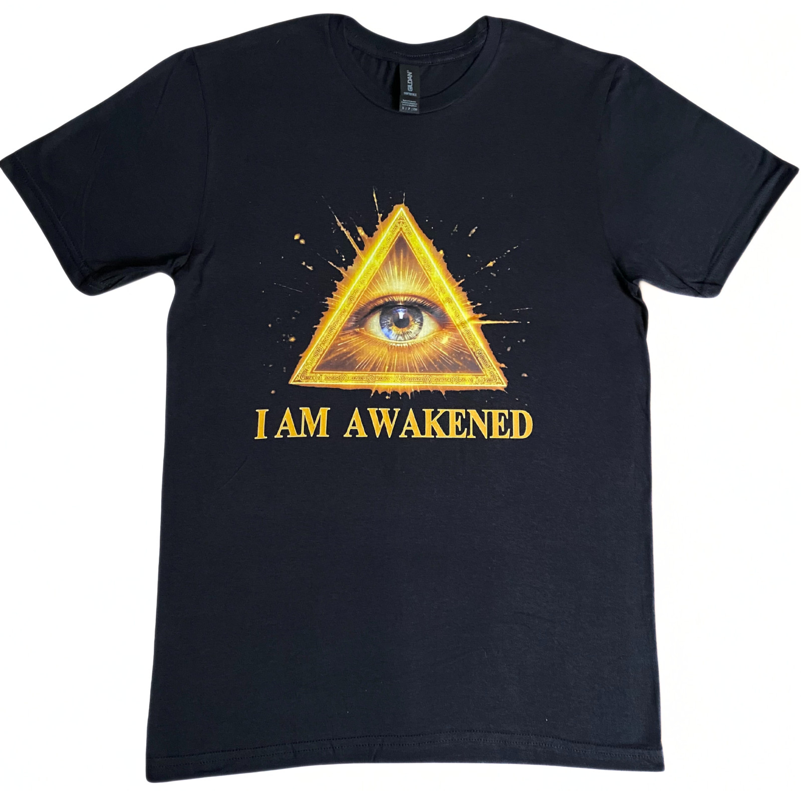DTF Custom Made - I AM AWAKENED Short Sleeve T-Shirt - Black SML gallery