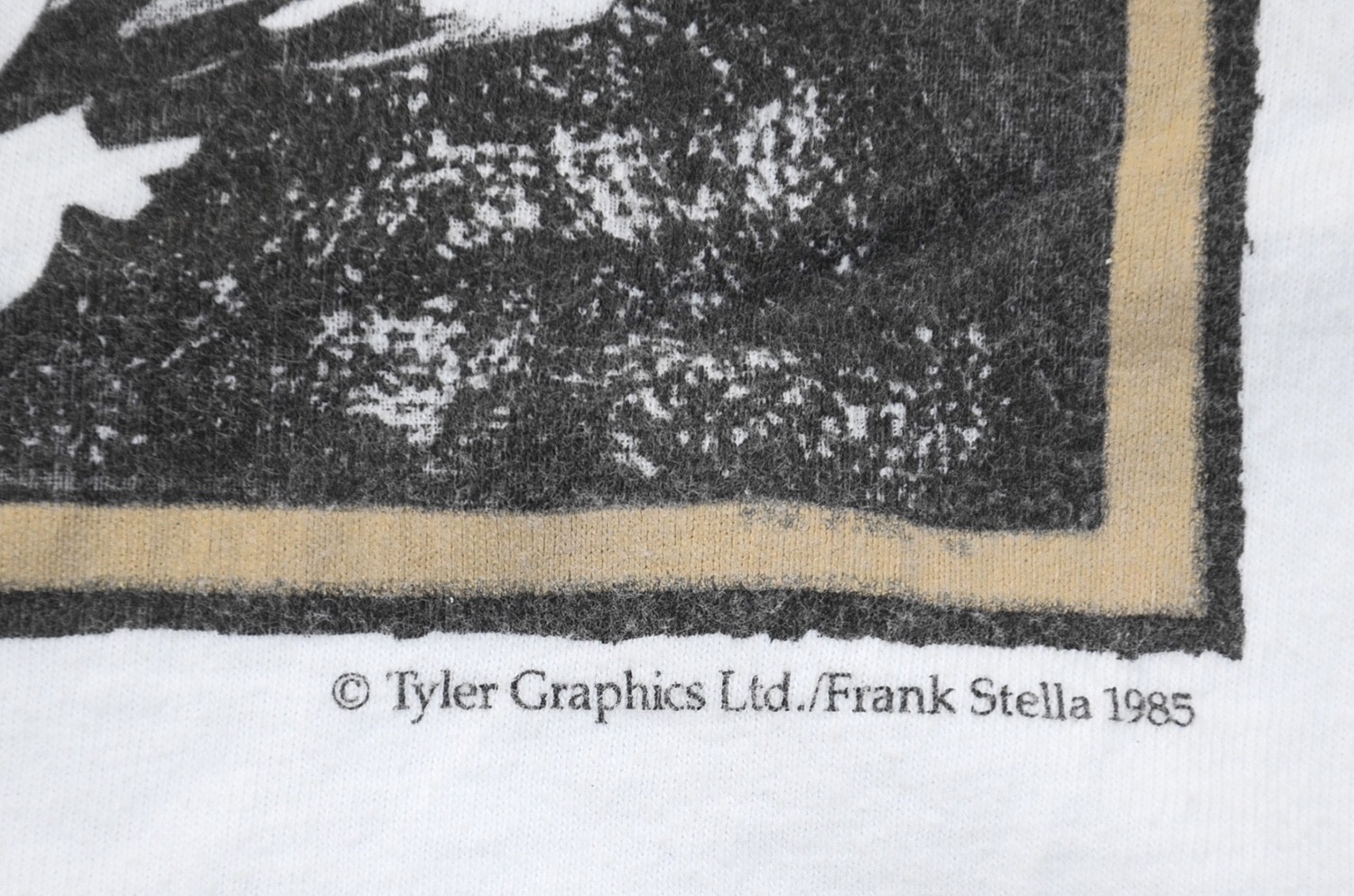 ∞ NEW Vintage FRANK STELLA T Shirt Stock Green Farms Amenia NY MOMA Era 80s ∞ gallery