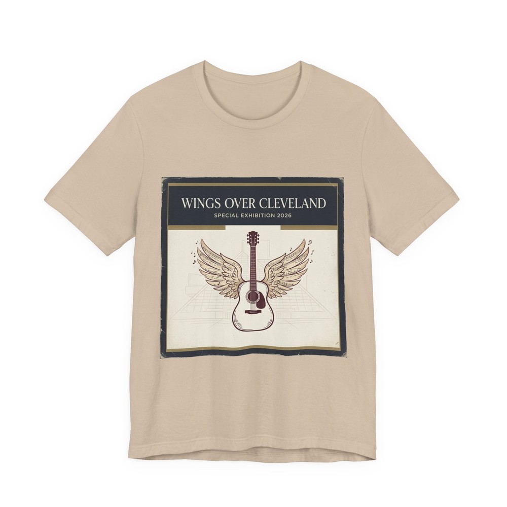 Wings Over Cleveland Guitar Tee — Vintage Music Festival Shirt