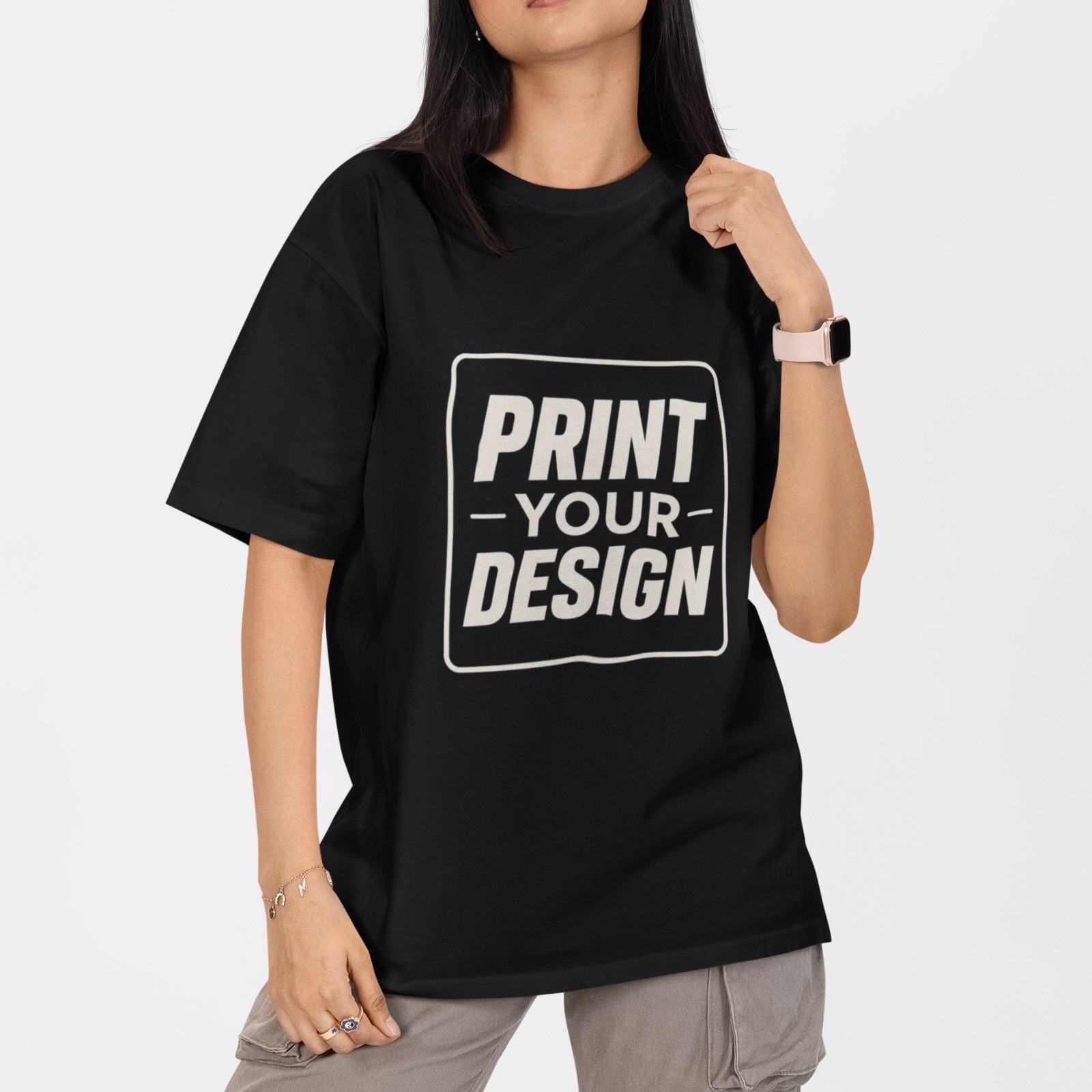Print Your Design Custom T Shirt Personalized Logo Text Tee Custom Graphic Shirt gallery