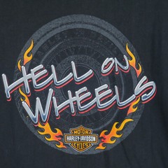 Harley Davidson Hell On Wheels 2XL T-Shirt Carson City Nevada Fade No Tags READ