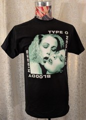 Officially Licensed Double-Sided Type O Negative “Bloody Kisses Black Tee Merch
