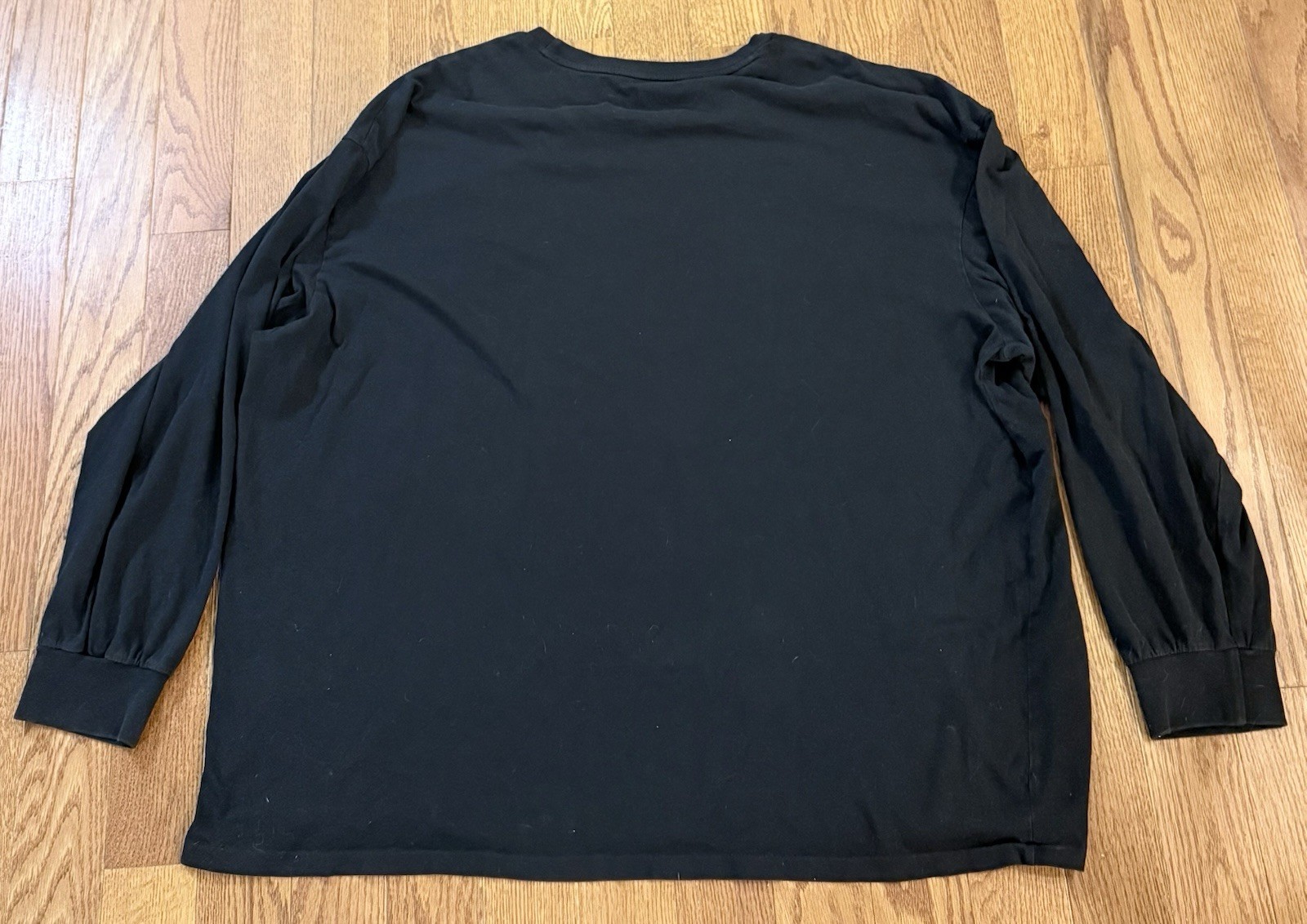Polo Ralph Lauren Shirt Mens 3XB Black Long Sleeve Crewneck Tagless Red Pony Tee gallery