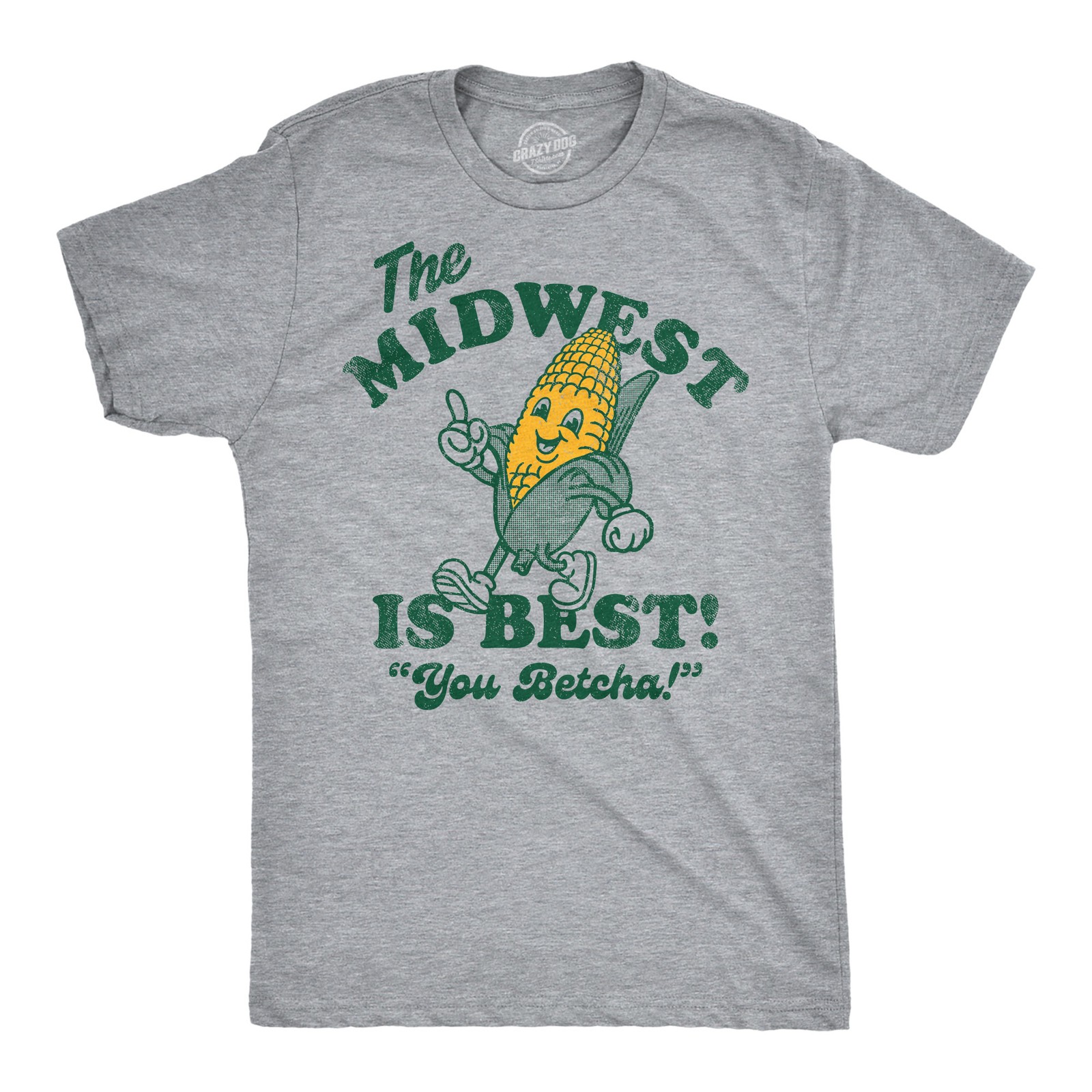 Mens Funny T Shirts The Midwest Is Best Sarcastic Western Graphic Tee for Men gallery