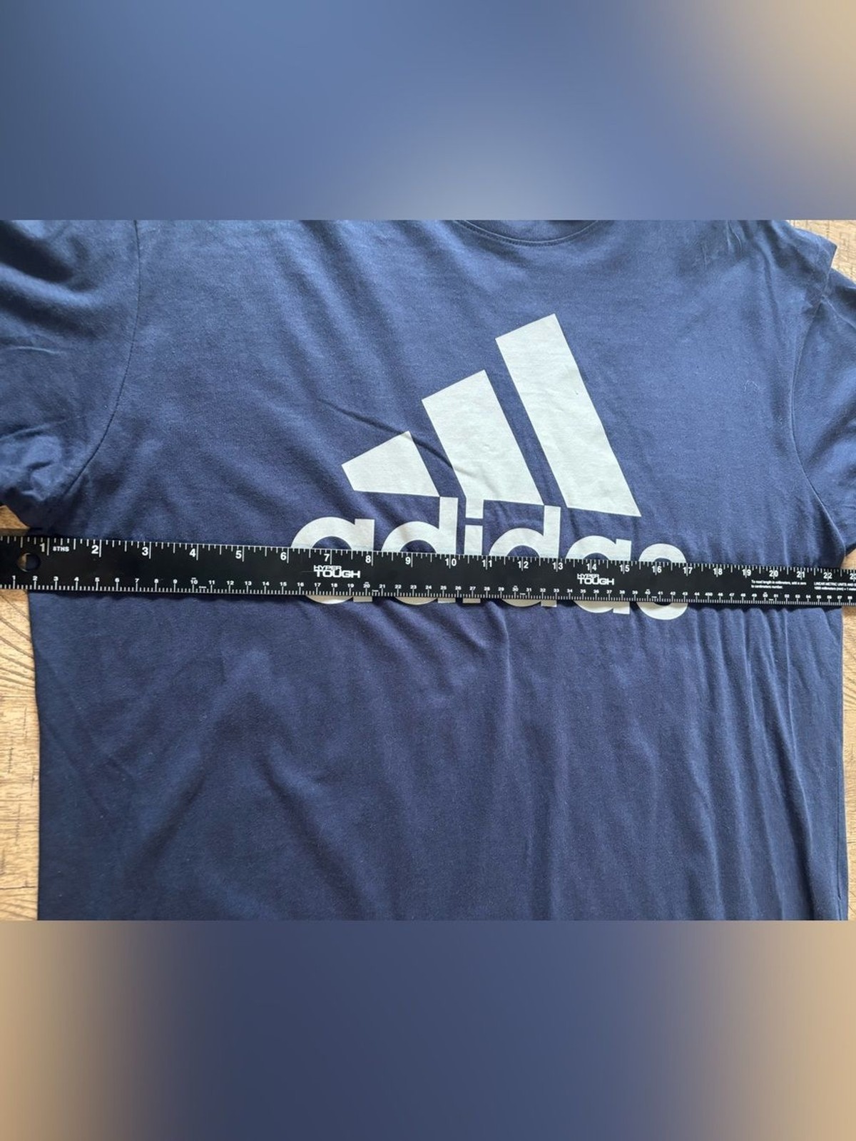 adidas Navy Blue Logo Short Sleeve Tee - XL gallery