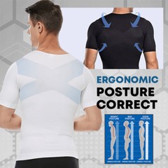 SecondSkin Men’s Shaper Cooling T-Shirt Compression Shirt Slimming Shapewear US