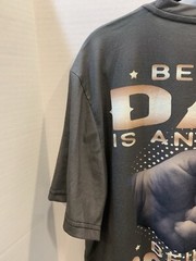Being a DAD is an HONOR Being a Pop Pop is PRICELESS T-Shirt Mens XL Olive Green