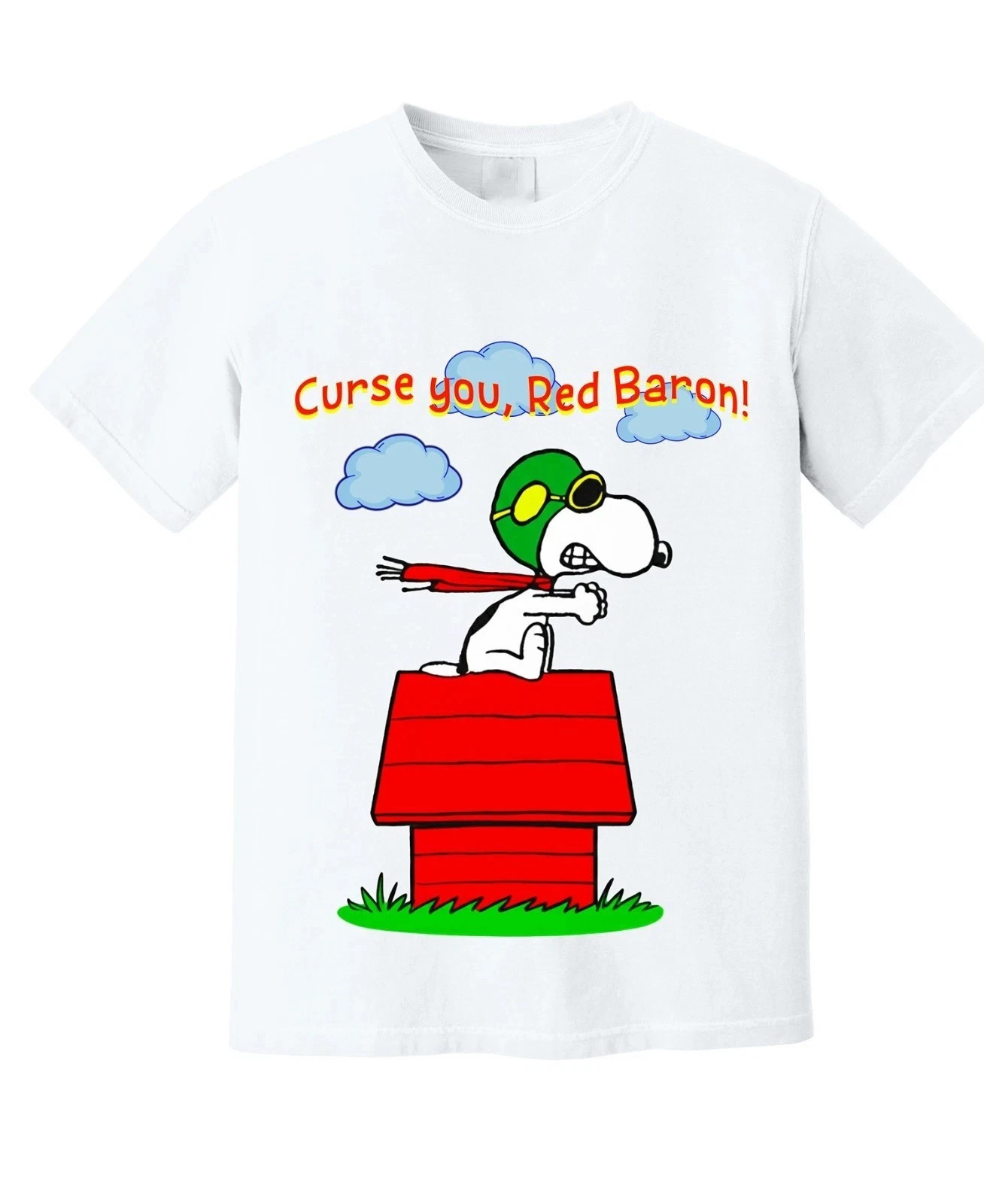 Snoopy Peanuts Flying Ace Red Baron Graphic T-Shirt Pilot T-Shirt S-4XL gallery