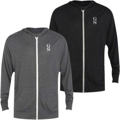Grunt Style Basic Lightweight Tri-Blend Full Zip Hoodie