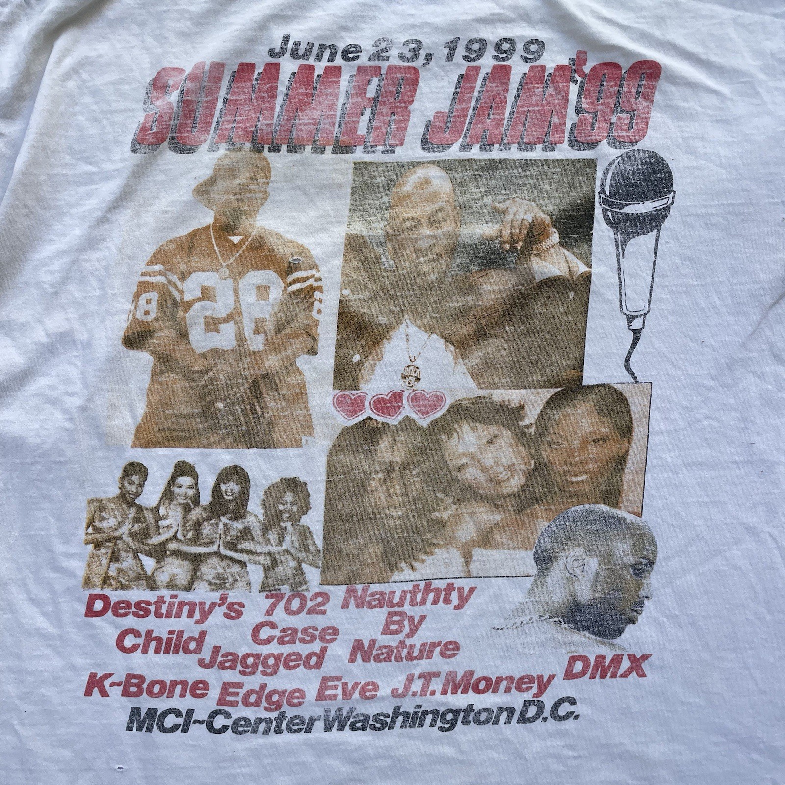 Vintage Summer Jam 1999 Rap Tee Shirt Size Large RARE gallery