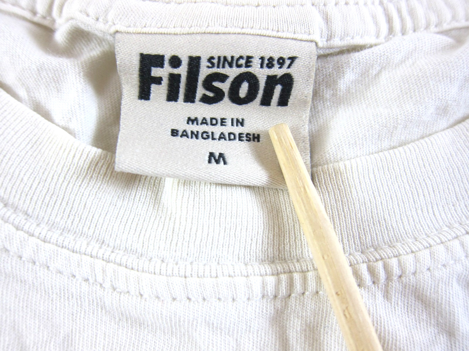 Filson Company Est. 1897 Green Off White Worn In Distressed T-Shirt Men Medium gallery
