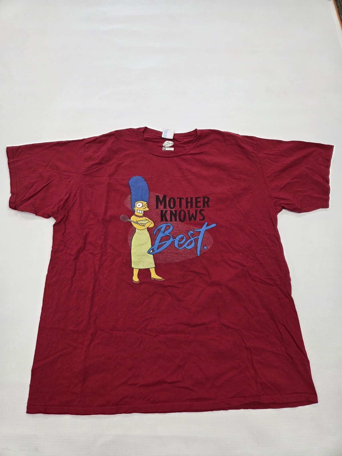 The Simpsons Homer T Shirt Men 2XL VINTAGE Marg Mother Knows Best Matt Groening gallery