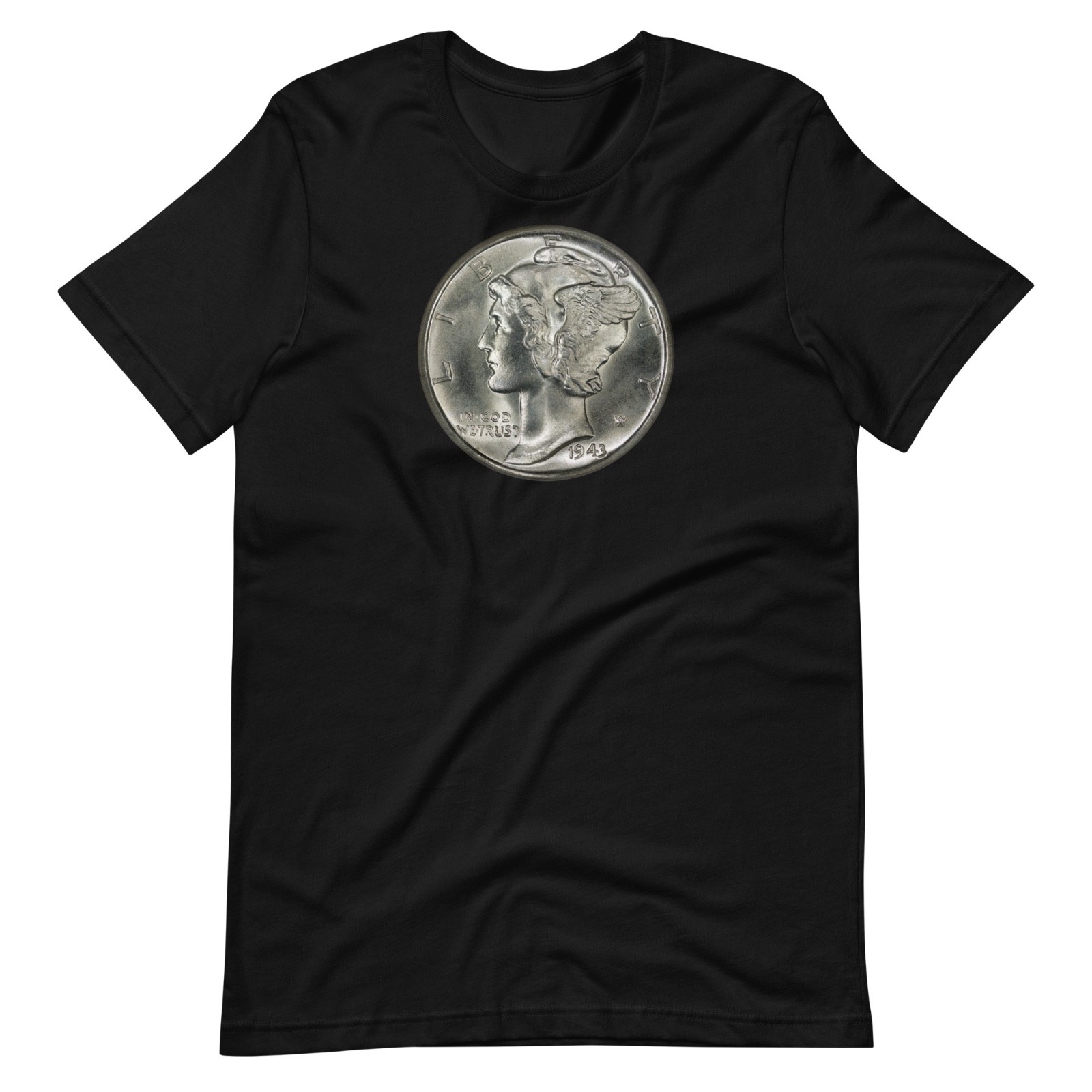 Mercury Dime Liberty Head Coin T-Shirt — Silver Tee — Coin Collector Gift gallery