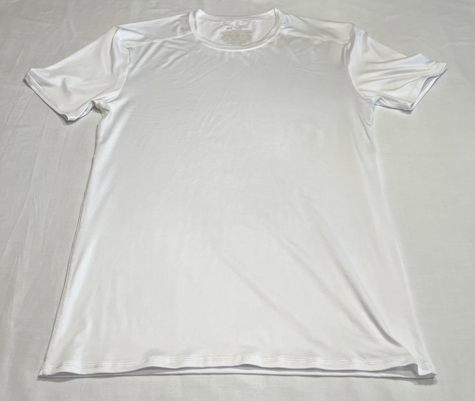 Men’s Hanes Moves Breathable Lightweight Shortsleeve Tshirt White Size Medium gallery