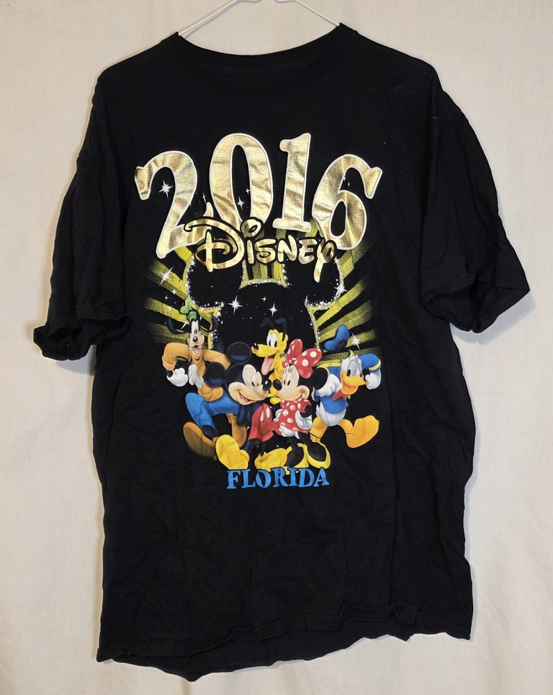 “DISNEY FLORIDA 2016 Mickey Mouse and Friends Family Vacation Men’s XL