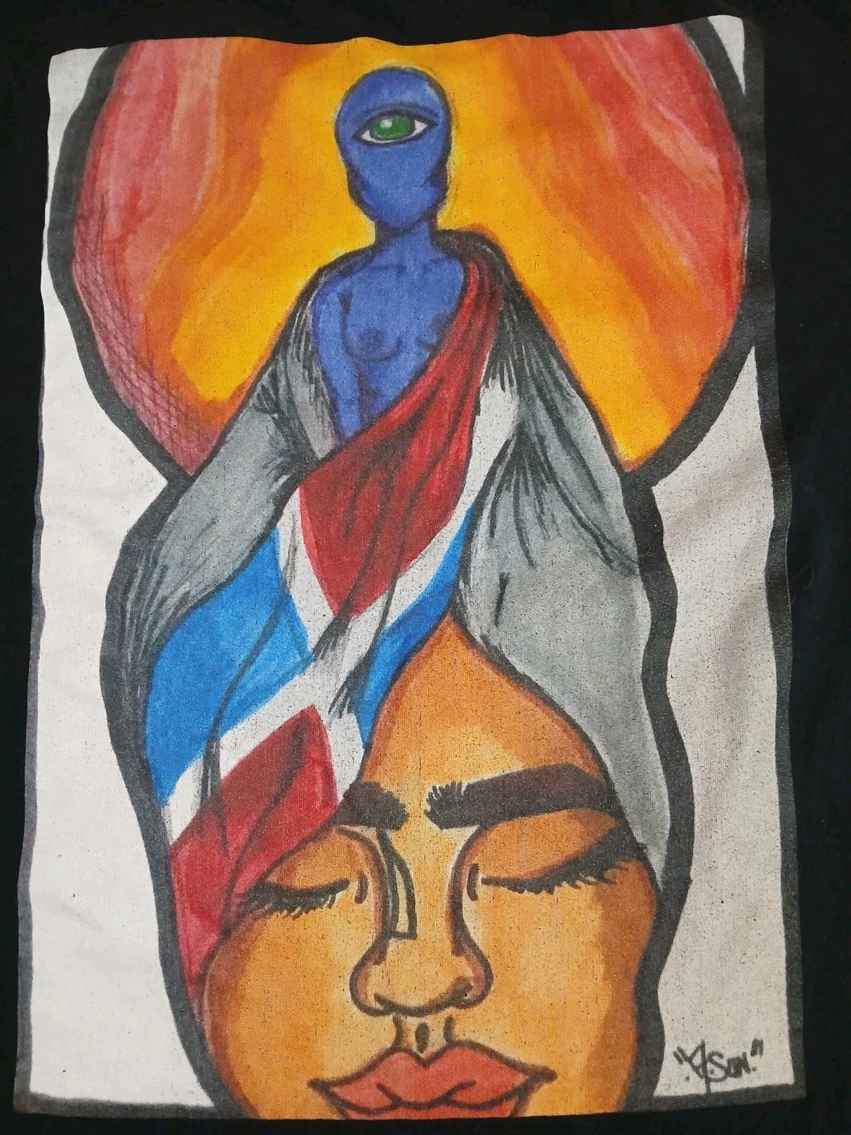 Dominican Republic T-Shirt Size XL Dominican Pride Flag Art Caribbean Shirt gallery