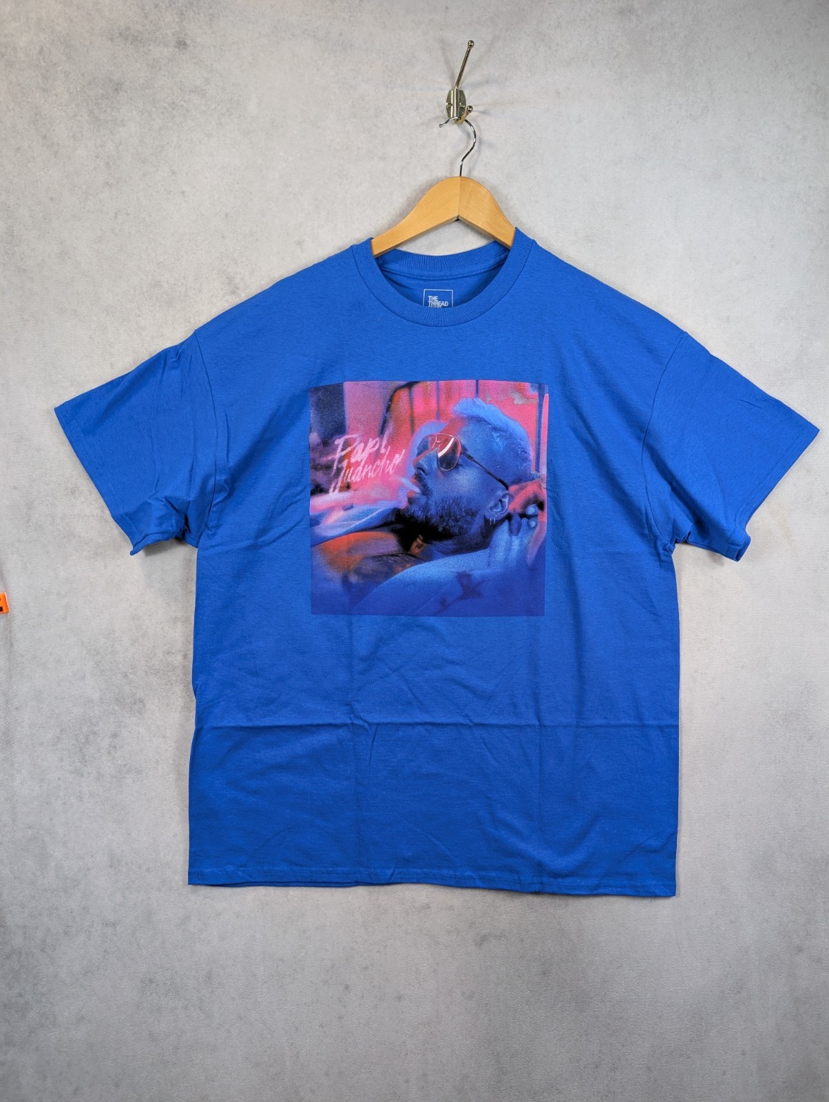 Maluma Papi Juancho Graphic T-Shirt Men’s Size XL Blue The Thread Shop
