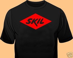 Black T Shirt, Long or Short Sleeve, Tank Top, Sleeveless, Skil Tools