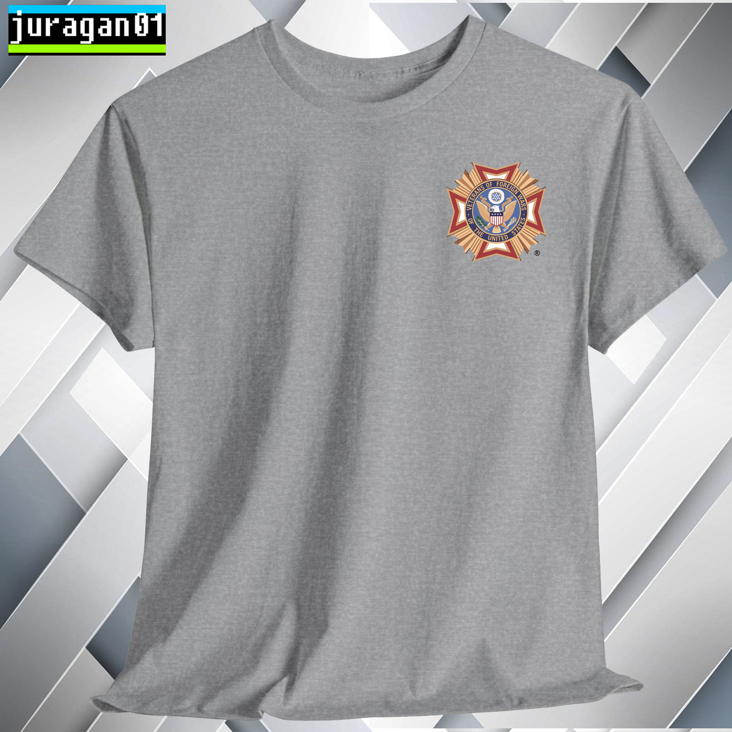 VFW Veterans of Foreign T-Shirt Black Navy White Grey Red Orange Choco S to 5XL gallery