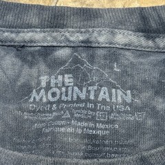 The Mountain Wolf T Shirt Men’s Large Gray Tie Dye Short Sleeve Nature Outdoors