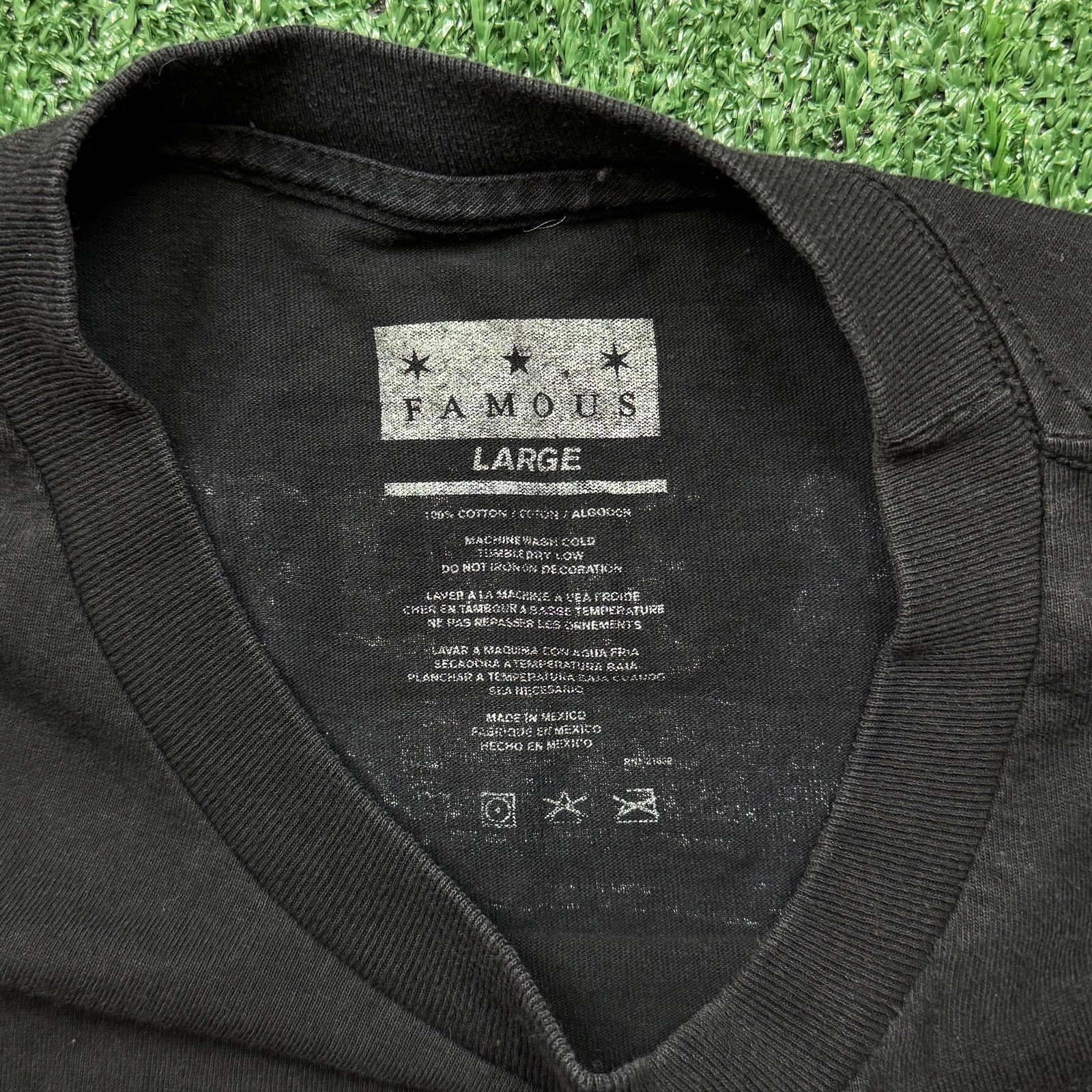Famous Stars And Straps T Shirt Men's Size L Black Short Sleeve Streetwear Tee gallery