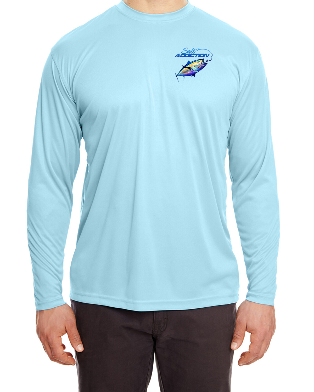 Salt Addiction t shirt long sleeve microfiber Saltwater Tuna fishing 30+ uv gallery