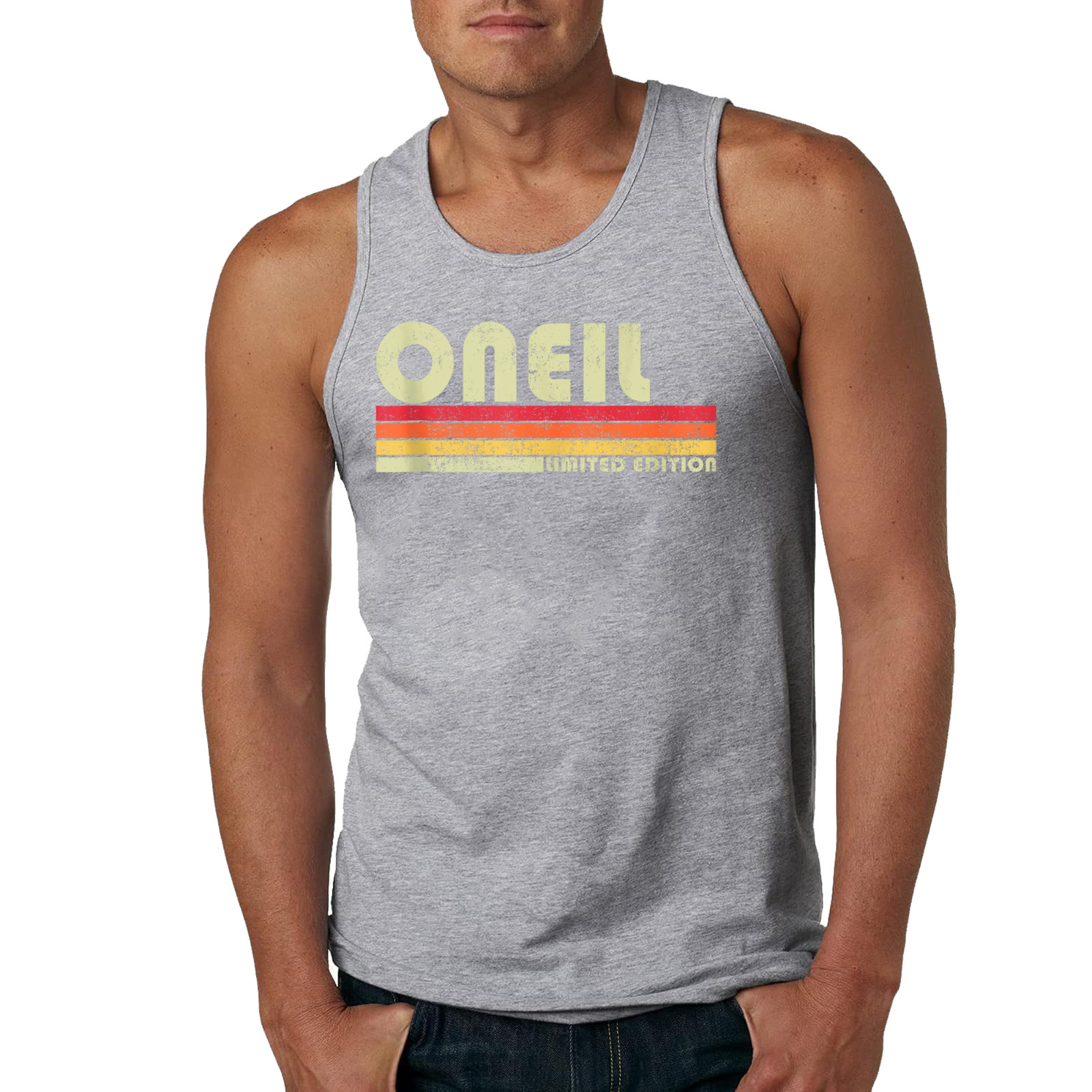 ONEIL Surname Funny Retro Vintage 80s 90s Gifts Men Women Tank Top gallery