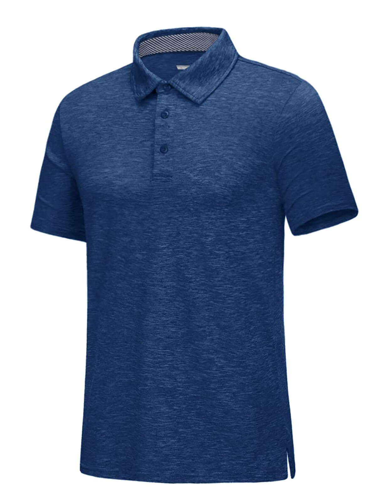 Men's Short Sleeve Polo Golf Shirts 3-Button Moisture Wicking Athletic T-Shirts gallery