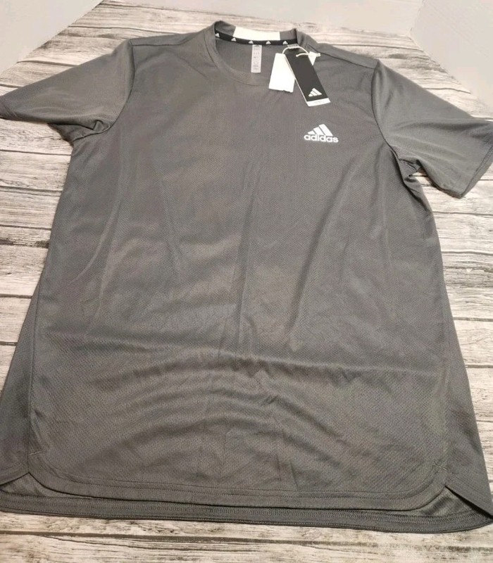 Adidas Men’s D4M Training T-Shirt Short Sleeve Gray Men’s Medium Free Shipping