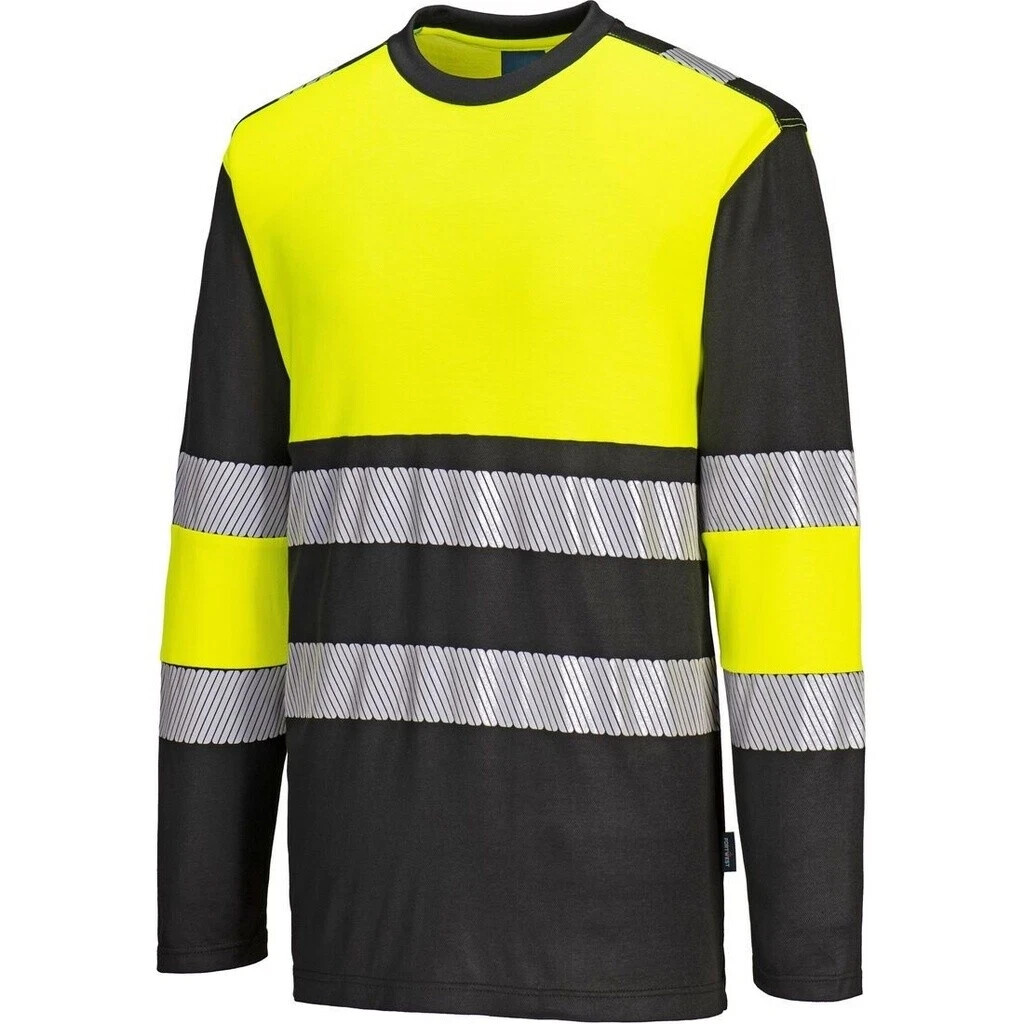 Portwest PW3 Hi Vis T-Shirt High Visibility Moisture Wicking Safety Workwear Top gallery