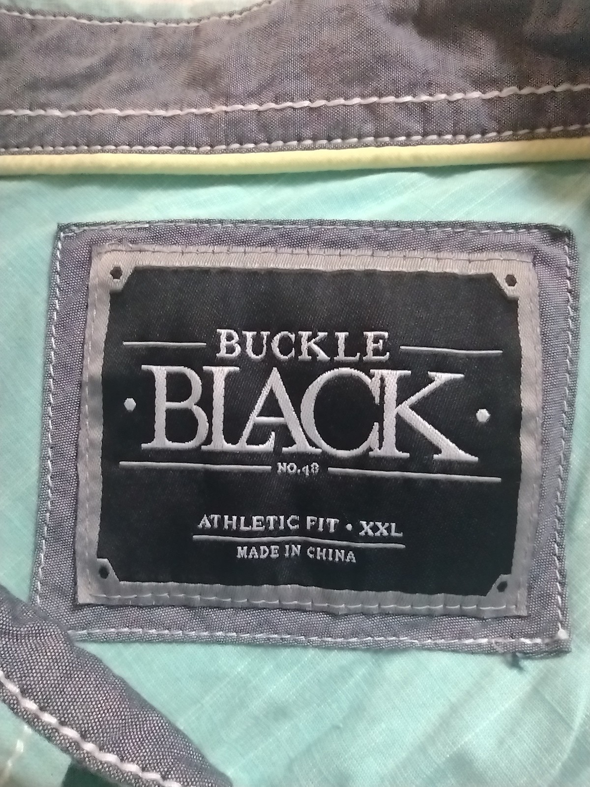 BKE Buckle Black Mens XXXL / 3XL Short Sleeve Button Up Western Shirt Athletic gallery