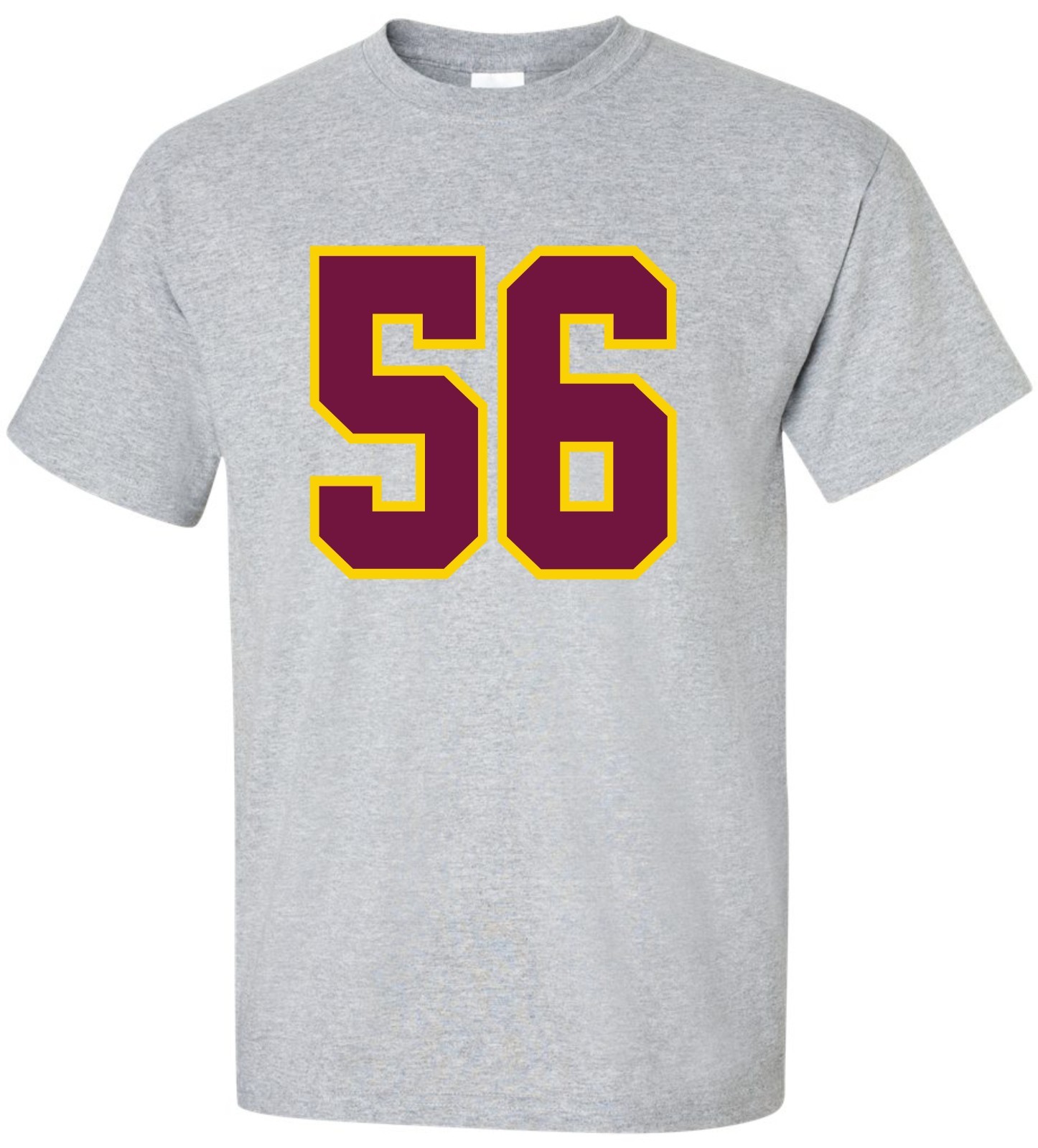 Custom "ANY Number" T-Shirt 2 Color # football hockey lacrosse basketball league gallery