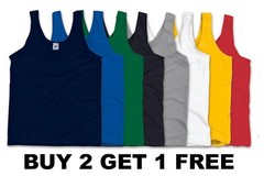 Hering Men’s Basic Jersey Cotton Scoopneck Muscle Shirt Tank Top 0199