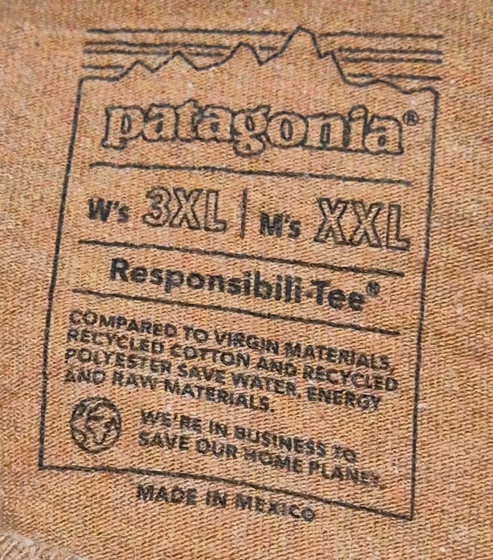 MENS PATAGONIA 73 SKYLINE ORGANIC T-SHIRT SIZE XXL gallery